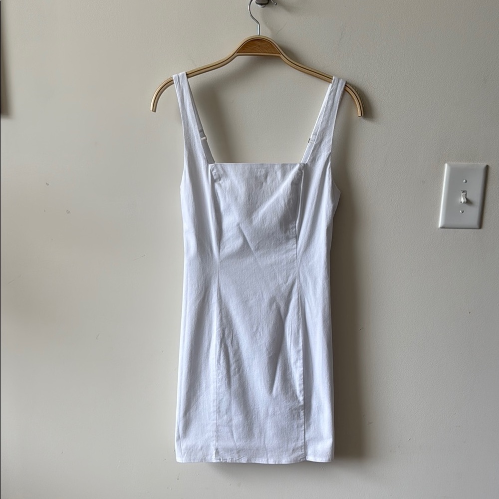 Abercrombie & Fitch White Square neck mini Dress XS